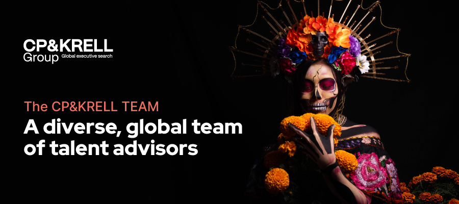 A diverse, global team of talent advisors